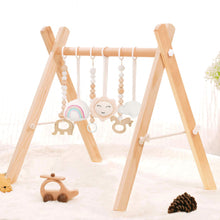 Load image into Gallery viewer, Wooden Montessori Baby Play Gym