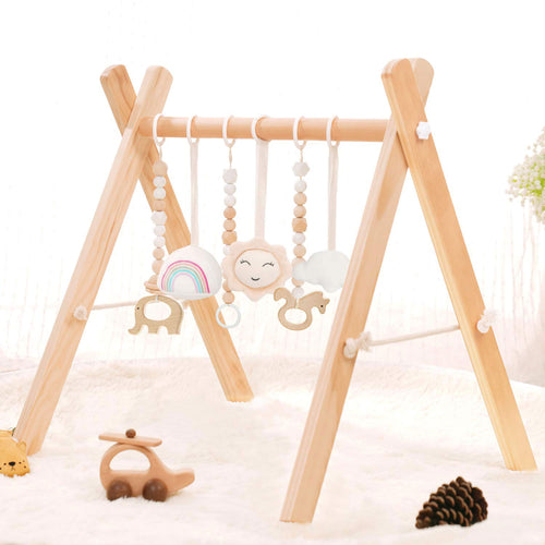 Wooden Montessori Baby Play Gym