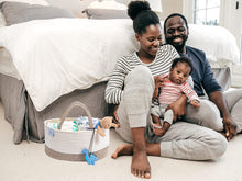 Load image into Gallery viewer, Cotton rope diaper caddy BROWN