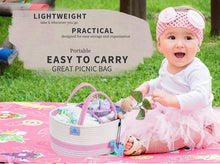 Load image into Gallery viewer, Cotton rope diaper caddy PINK