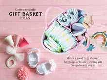 Load image into Gallery viewer, Cotton rope diaper caddy PINK