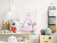Load image into Gallery viewer, Cotton rope diaper caddy PINK