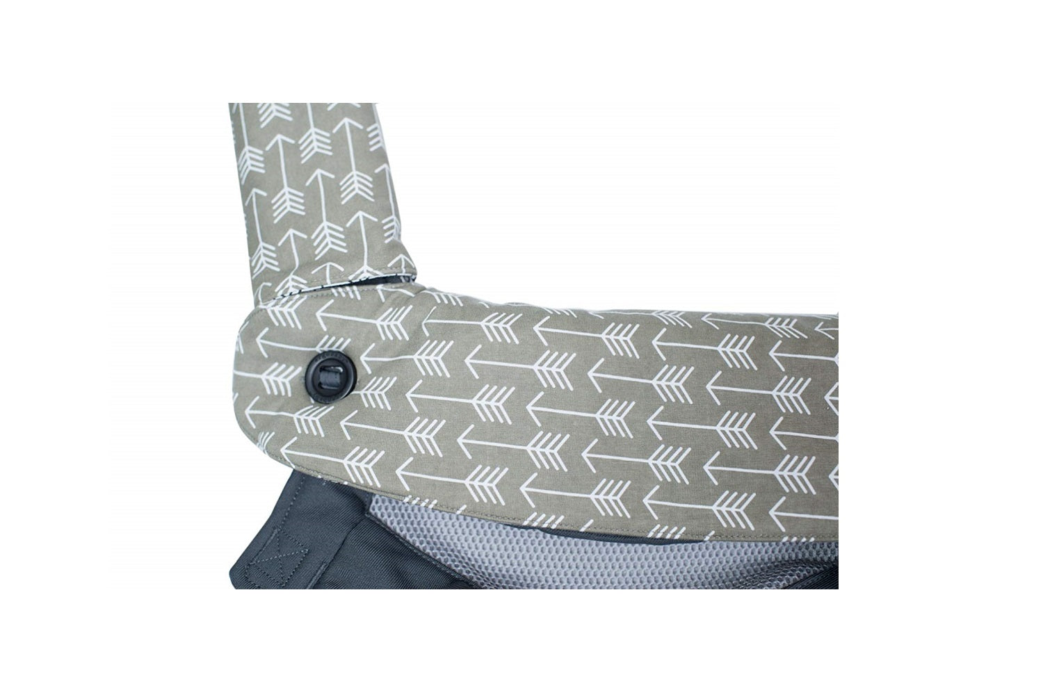 Drool and teething pads GRAY ARROW Mila Millie