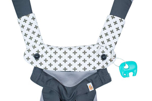 Drool and teething pads 2 PACKS ARROW CROSS