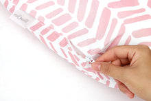 Load image into Gallery viewer, Lounger cover PINK HERRINGBONE