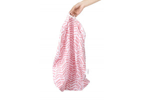 Lounger cover PINK HERRINGBONE