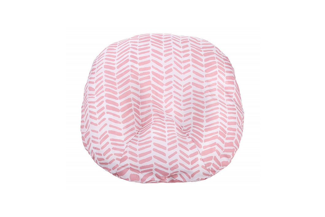 Lounger cover PINK HERRINGBONE