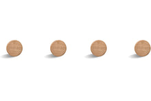 Load image into Gallery viewer, Wooden wall wooks 4 PACK BEECH - Mila Millie