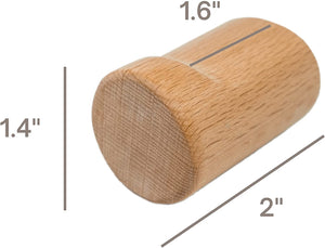 Wooden wall wooks 4 PACK BEECH - Mila Millie