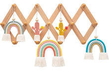 Load image into Gallery viewer, Accordion style wooden wall rack 13 HOOKS - Mila Millie