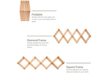 Load image into Gallery viewer, Accordion style wooden wall rack 13 HOOKS - Mila Millie