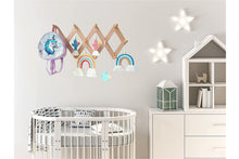 Load image into Gallery viewer, Accordion style wooden wall rack 13 HOOKS - Mila Millie
