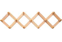 Load image into Gallery viewer, Accordion style wooden wall rack 13 HOOKS - Mila Millie