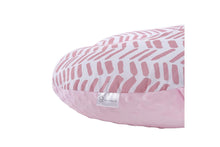 Load image into Gallery viewer, Minky lounger cover PINK HERRINGBONE