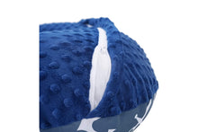 Load image into Gallery viewer, Minky nursing pillow cover BLUE ANCHOR