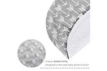 Load image into Gallery viewer, Minky nursing pillow cover GRAY ARROW