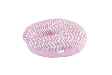 Load image into Gallery viewer, Minky nursing pillow cover PINK HERRINGBONE