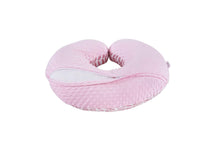 Load image into Gallery viewer, Minky nursing pillow cover PINK HERRINGBONE
