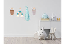 Load image into Gallery viewer, Macrame wall hanging BLUE GOLD - Mila Millie