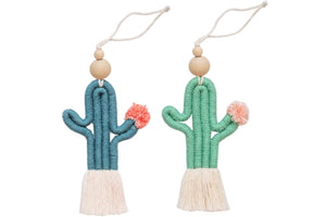Macrame wall hanging BLUE GREEN - Mila Millie