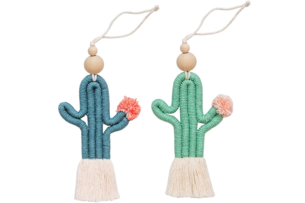 Macrame wall hanging BLUE GREEN - Mila Millie