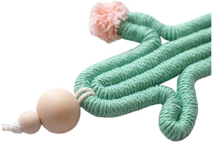 Macrame wall hanging BLUE GREEN - Mila Millie