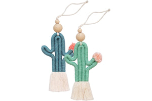 Macrame wall hanging BLUE GREEN - Mila Millie