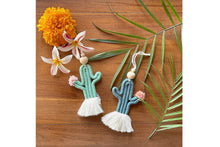 Load image into Gallery viewer, Macrame wall hanging BLUE GREEN - Mila Millie
