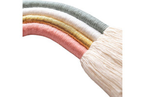 Macrame wall hanging PINK GOLD TEAL - Mila Millie