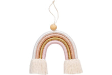 Load image into Gallery viewer, Macrame wall hanging PINK GOLD - Mila Millie