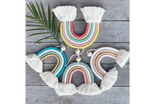 Load image into Gallery viewer, Macrame wall hanging PINK GOLD - Mila Millie
