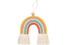 Load image into Gallery viewer, Macrame wall hanging UNICORN RAINBOW - Mila Millie
