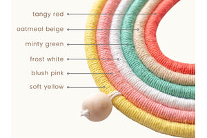 Macrame wall hanging UNICORN RAINBOW - Mila Millie