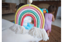 Load image into Gallery viewer, Macrame wall hanging UNICORN RAINBOW - Mila Millie