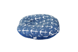 Minky lounger cover BLUE ANCHOR