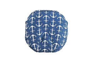 Minky lounger cover BLUE ANCHOR