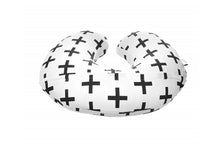 Load image into Gallery viewer, Nursing pillow cover BLACK CROSS