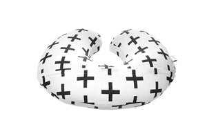 Nursing pillow cover BLACK CROSS