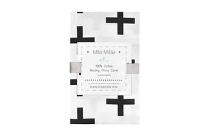Nursing pillow cover BLACK CROSS