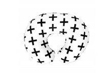 Load image into Gallery viewer, Nursing pillow cover BLACK CROSS